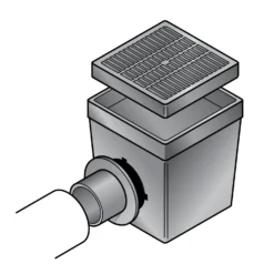 NDS - 1212SD2KB - 12" X 12", 2-Hole, Basin Drain Kit