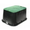 NDS - 117BC - STD 13"x20"x12" Box And Overlapping Lid, Green Lid/Black Body -Sprinkler Supply Store Sales 117BC 2