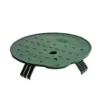 GroundTopper - Universal Valve Box Lid Round Green -Sprinkler Supply Store Sales 339 10 grn head on2