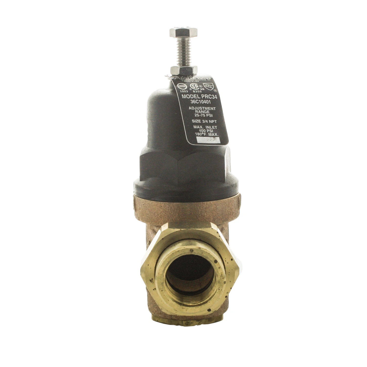 Conbraco - 36C-104-01 - 3/4" Pres. Red. Valve W/Union 6 Conbraco - 36C-104-01 - 3/4" Pres. Red. Valve W/Union - Image 4