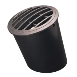 Unique - F200-NL-GR - F200 Well Light Composite Housing Black No Lamp With Grate 25 Ft Lead