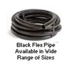 Atlantic Water Gardens - FH1550 - PVC Black Flex Pipe 1 1/2" X 50'
