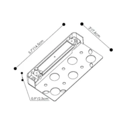 Pro-Trade Ledge Light LL2 W/ Removable LED Module 5.7 In. 0.8W 2700K -Sprinkler Supply Store Sales Pro TradeLedgeLightLL2