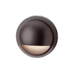 Kichler - 15064AZT - 12V Half Moon Deck, Textured Architectural Bronze