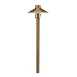 FX Luminaire - CPL7LED20W18RAB - CPL7 Path Light 18" Riser Brass Antique Bronze Finish 1.6W 2700K LED